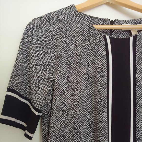 Michael Kors size L dress in black and white - Picture 2 of 7